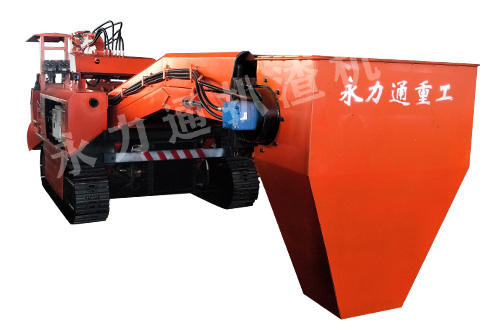 120履帶防爆扒渣機(jī)，漏斗接渣耙渣機(jī)